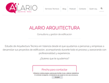 Tablet Screenshot of enriquealario.com